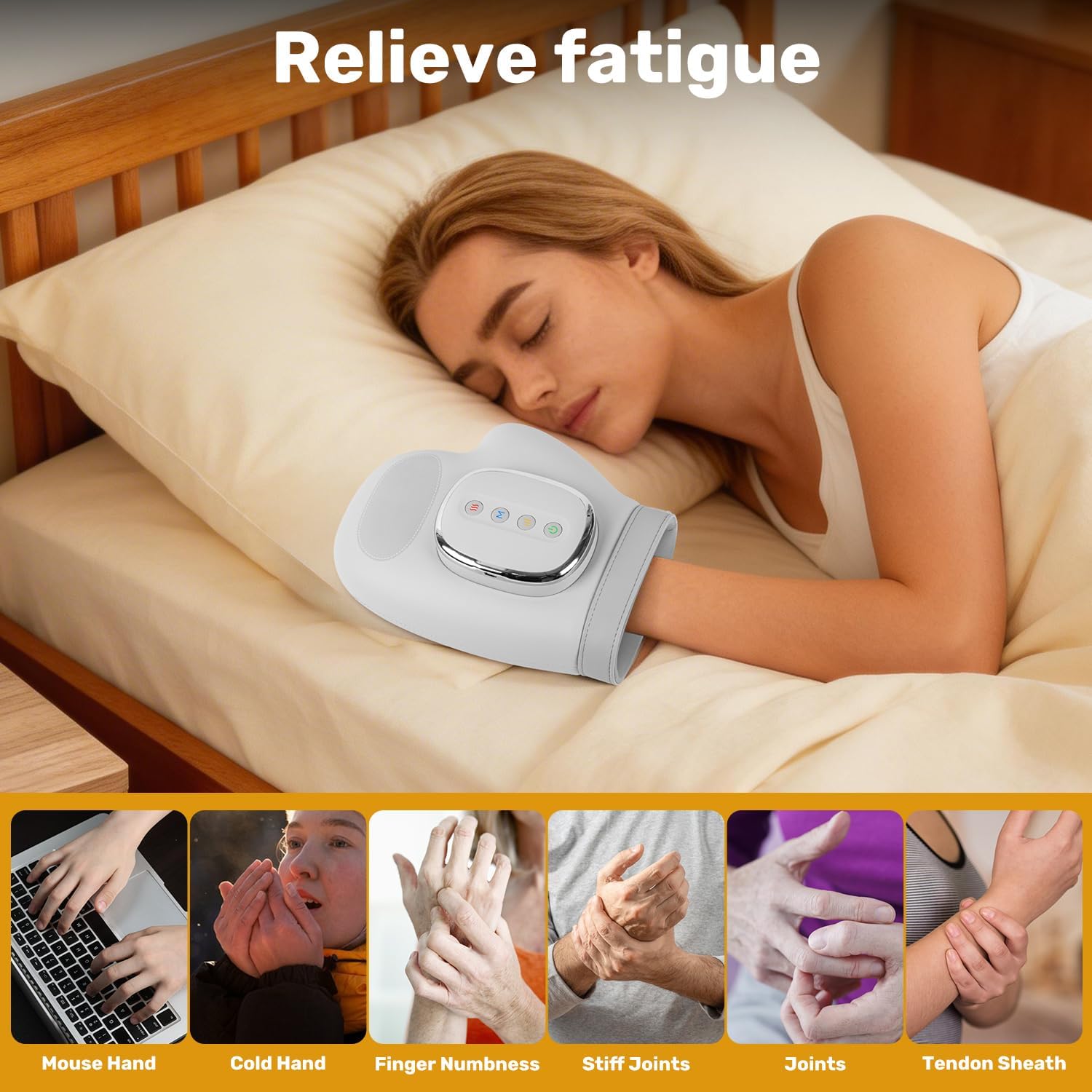Popular Hand Massager with Heat Therapy - 图片 6