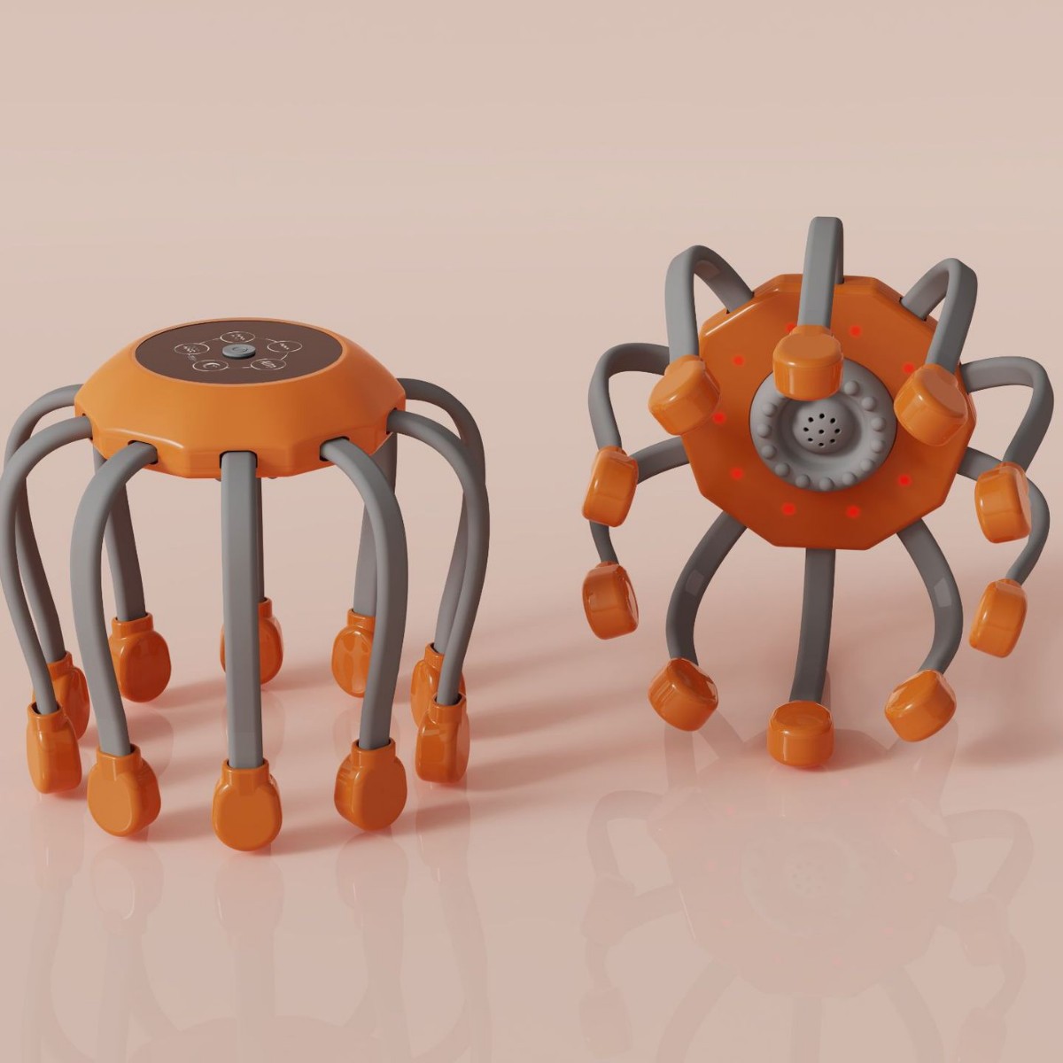 Portable Wireless Octopus Head Massager-10 Heads - 图片 6