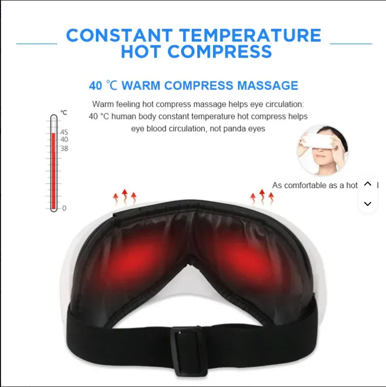 Smart Eye Massager with Timing Control Heat Compress Airbag - 图片 3