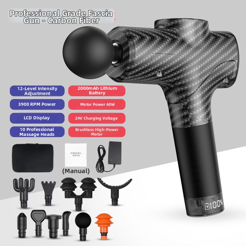 New Model Wholesale Massage Gun Body Massager 12 Speed Levels - 图片 5