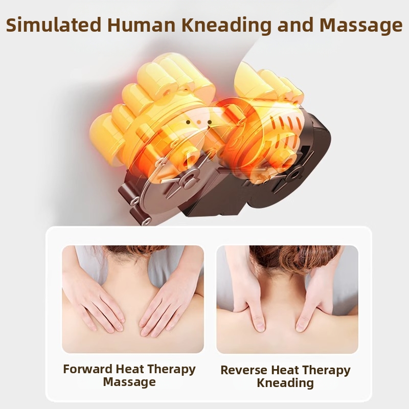Neck and Waist Back Multi-function Massage Pillow - 图片 3