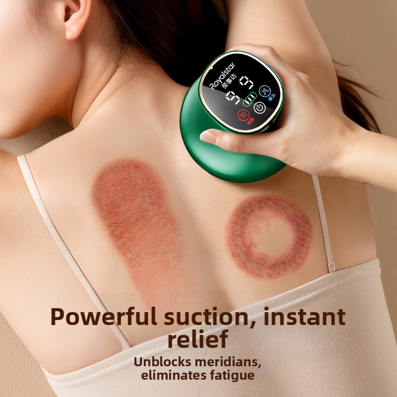 Electric Gua Sha Device High-Suction Rechargeable Body Cupping Massager - 图片 2