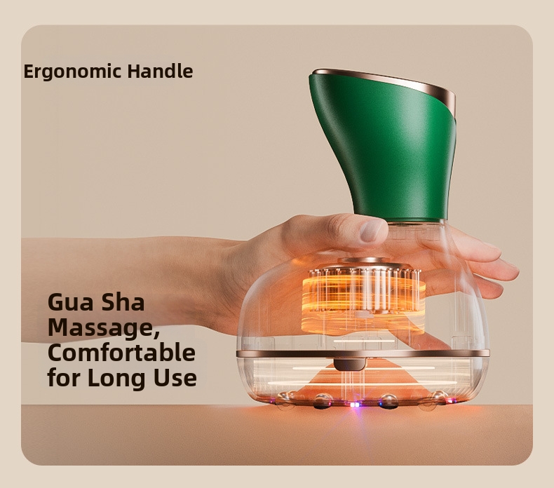 Electric Gua Sha Device High-Suction Rechargeable Body Cupping Massager - 图片 6