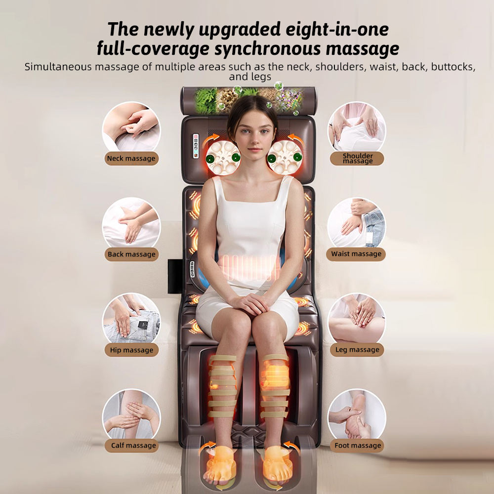 Factory Price Multifunctional Manual-Wired Control Electric Hot Compress Massage Mattress - 图片 5