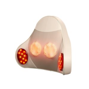 Portable Lumbar Massage Pillow with Heating Function