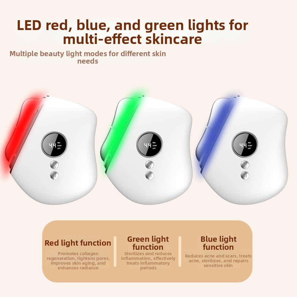 Neck Massager Facial & Neck Scraping Face Slimming Beauty Device - 图片 2